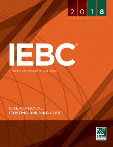 2018 International Existing Building Code ebook