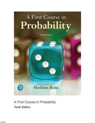 A First Course in Probability (10th Edition) ebook