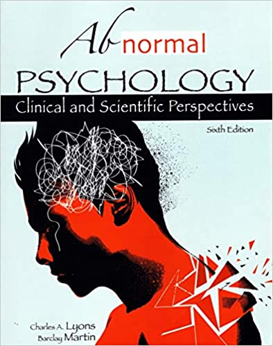 Abnormal Psychology: Clinical and Scientific Perspectives 6th Edition ebook