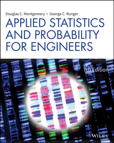 Applied statistics and probability for engineers ebook