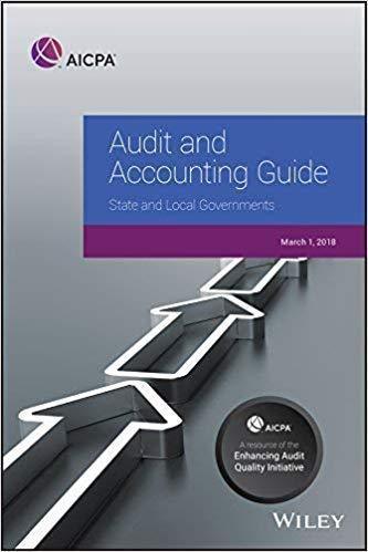 Audit And Accounting Guide State And Local Governments 2018 ebook