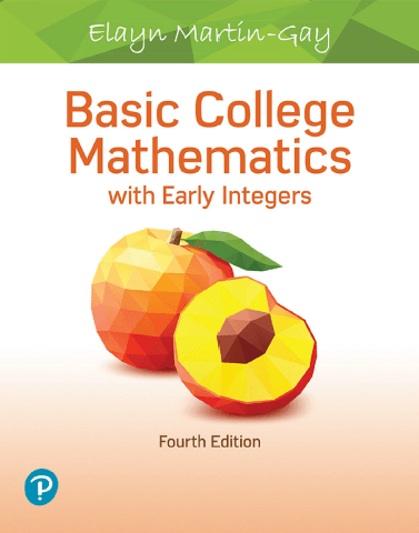 Basic College Mathematics with Early Integers (4th Edition) ebook