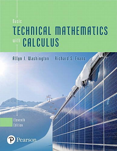 Basic Technical Mathematics with Calculus (11th Edition) ebook