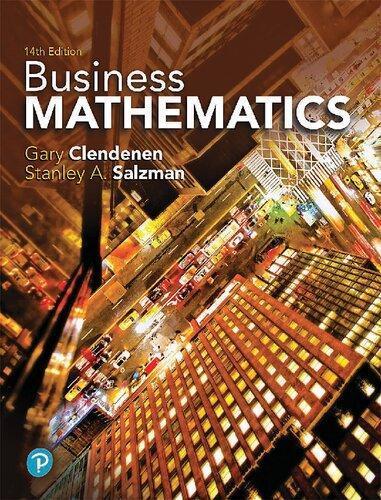 Business Mathematics 14Th Edition ebook