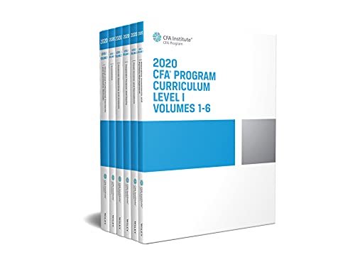 CFA Program Curriculum 2020 Level I Volumes 1-6 ebook