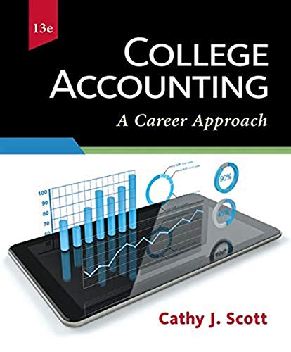 College Accounting: A Career Approach (Book Only): A Career Approach 13-edition ebook