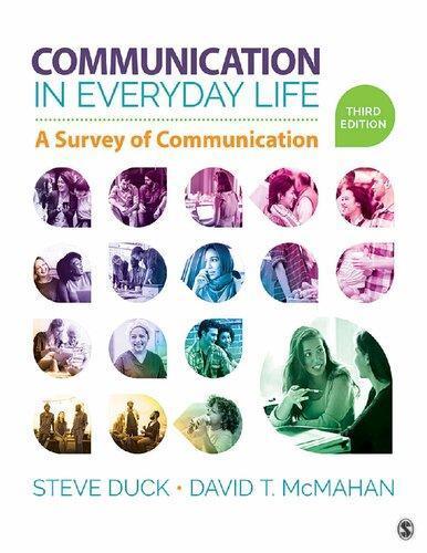 Communication In Everyday Life A Survey Of Communication 3Rd Edition ebook