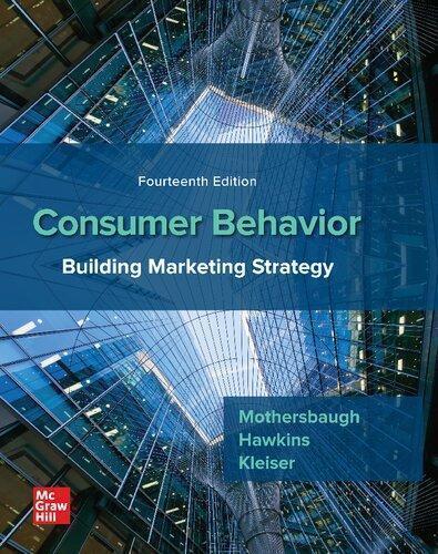 Consumer Behavior Building Marketing Strategy 14th Edition ebook