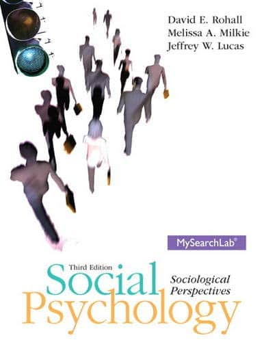 Social Psychology: Sociological Perspectives 3rd Edition ebook