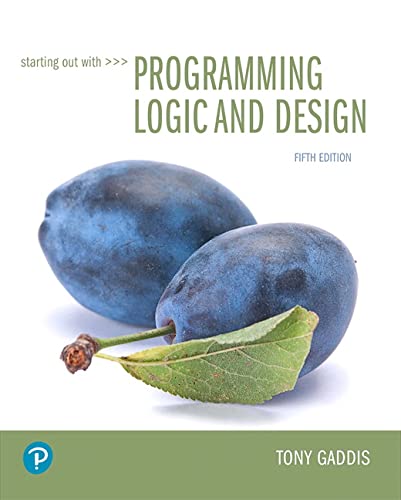 Starting Out With Programming Logic & Design ebook