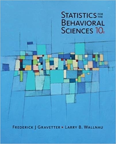 Statistics for The Behavioral Sciences 10th Edition ebook