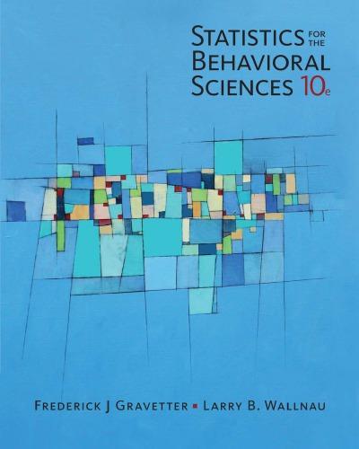 Statistics For The Behavioral Sciences 10Th Edition ebook