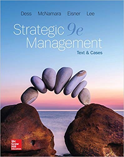 Strategic Management: Text and Cases 9th Edition by Gregory Dess ebook