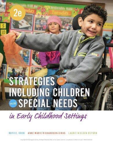 Strategies For Including Children With Special Needs In Early Childhood Settings ebook