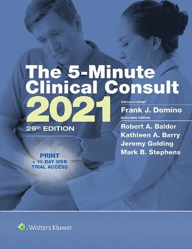 The 5 Minute Clinical Consult 2021 29Th Edition ebook