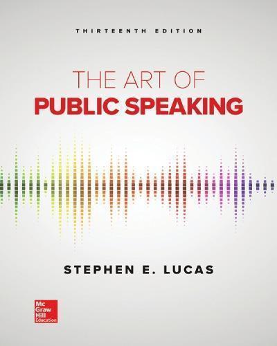 The Art Of Public Speaking Stephen E Lucas ebook