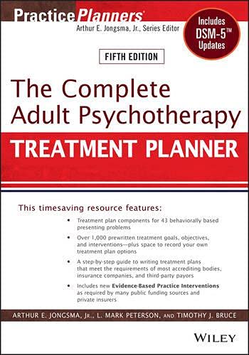 The Complete Adult Psychotherapy Treatment Planner Includes DSM-5 Updates ebook