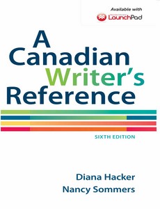 A Canadian Writer?s Reference 6th by Diana Hacker ebook