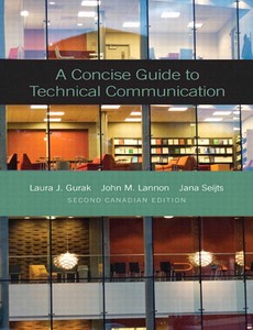 A Concise Guide to Technical Communication 2nd Second Canadian Edition by Laura J. Gurak ebook
