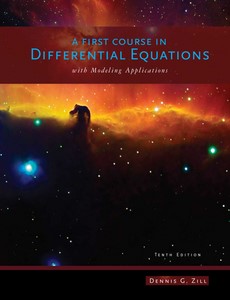 A First Course in Differential Equations with Modeling 10th Edition by Dennis G. Zill ebook