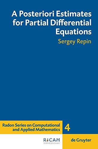 A Posteriori Estimates for Partial Differential Equations ebook