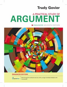 A Practical Study of Argument 7th Enhanced Edition by Trudy Govier ebook