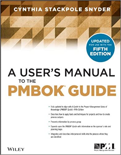 A User's Manual to the PMBOK Guide ebook