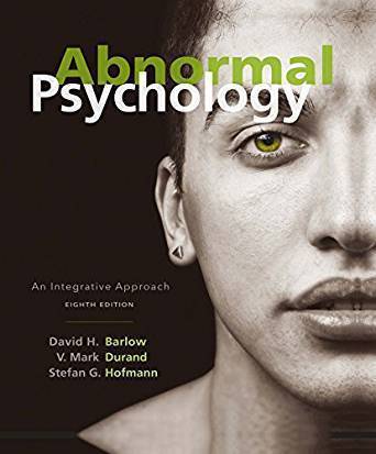 Abnormal Psychology: An Integrative Approach 8th Edition by David H. Barlow ebook
