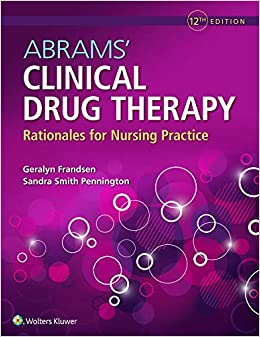 Abrams' Clinical Drug Therapy: Rationales for Nursing Practice ebook