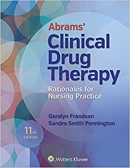 Abrams' Clinical Drug Therapy: Rationales for Nursing Practice ebook