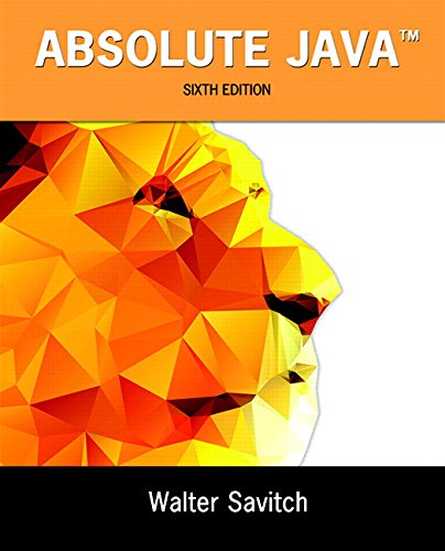 Absolute Java ebook
