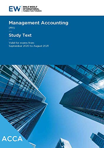 ACCA Management Accounting (MA) - Study Text - 2020-21 ebook