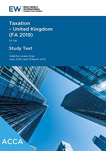 ACCA Taxation (TX) FA2019 Study Text - 2020-21 ebook