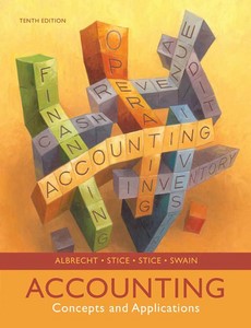 Accounting Concepts and Applications 10th by Albrecht Stice ebook