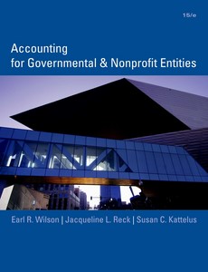 Accounting for Governmental and Nonprofit Entities 15th by Jacqueline Reck ebook