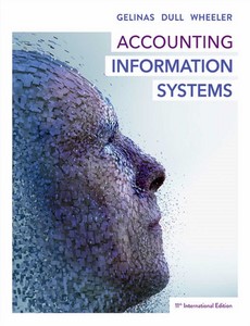 Accounting Information Systems 11th International Australian Edition by Ulric J. Gelinas ebook