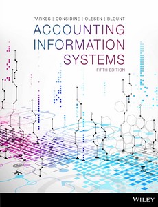 Accounting Information Systems 5th Ausistilian Edition by Alison Parkes, Brett Considine, Karin Oleson, Yvette Blount ebook