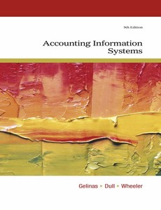 Accounting Information Systems 9th edition by Ulric J. Gelinas ebook