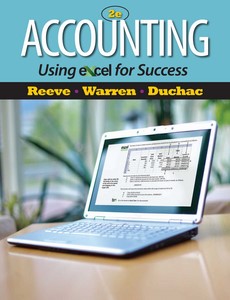 Accounting Using Excel for Success 2nd Edition by James Reeve ebook