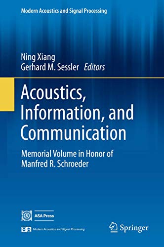 Acoustics, Information, and Communication ebook