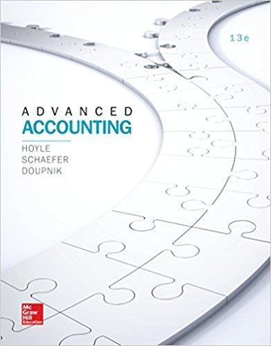 Advanced Accounting 13th Edition by Joe Ben Hoyle ebook