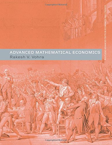 Advanced Mathematical Economics ebook