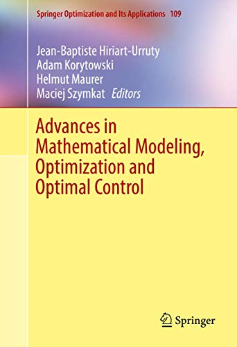 Advances in Mathematical Modeling, Optimization and Optimal Control ebook