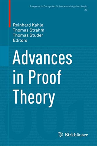 Advances in Proof Theory ebook