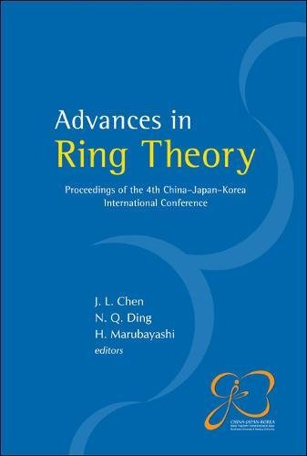 Advances In Ring Theory ? Proceedings Of The 4th China-japan-korea International Conference ebook