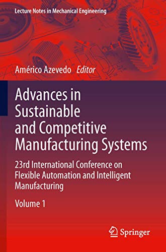 Advances in Sustainable and Competitive Manufacturing Systems ebook
