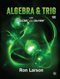 Algebra & Trigonometry 10th  Edition by Ron Larson ebook