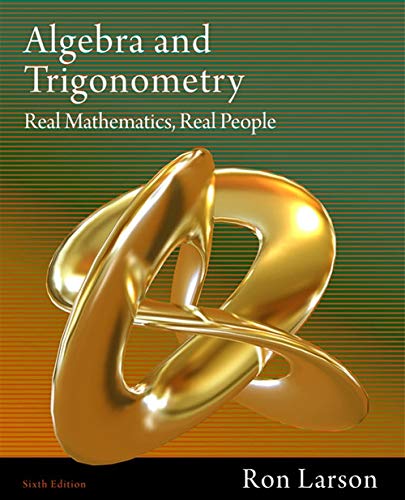 Algebra and Trigonometry: Real Mathematics, Real People ebook