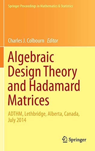 Algebraic Design Theory and Hadamard Matrices ebook