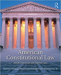 American Constitutional Law: Introductory Essays and Selected Cases ebook